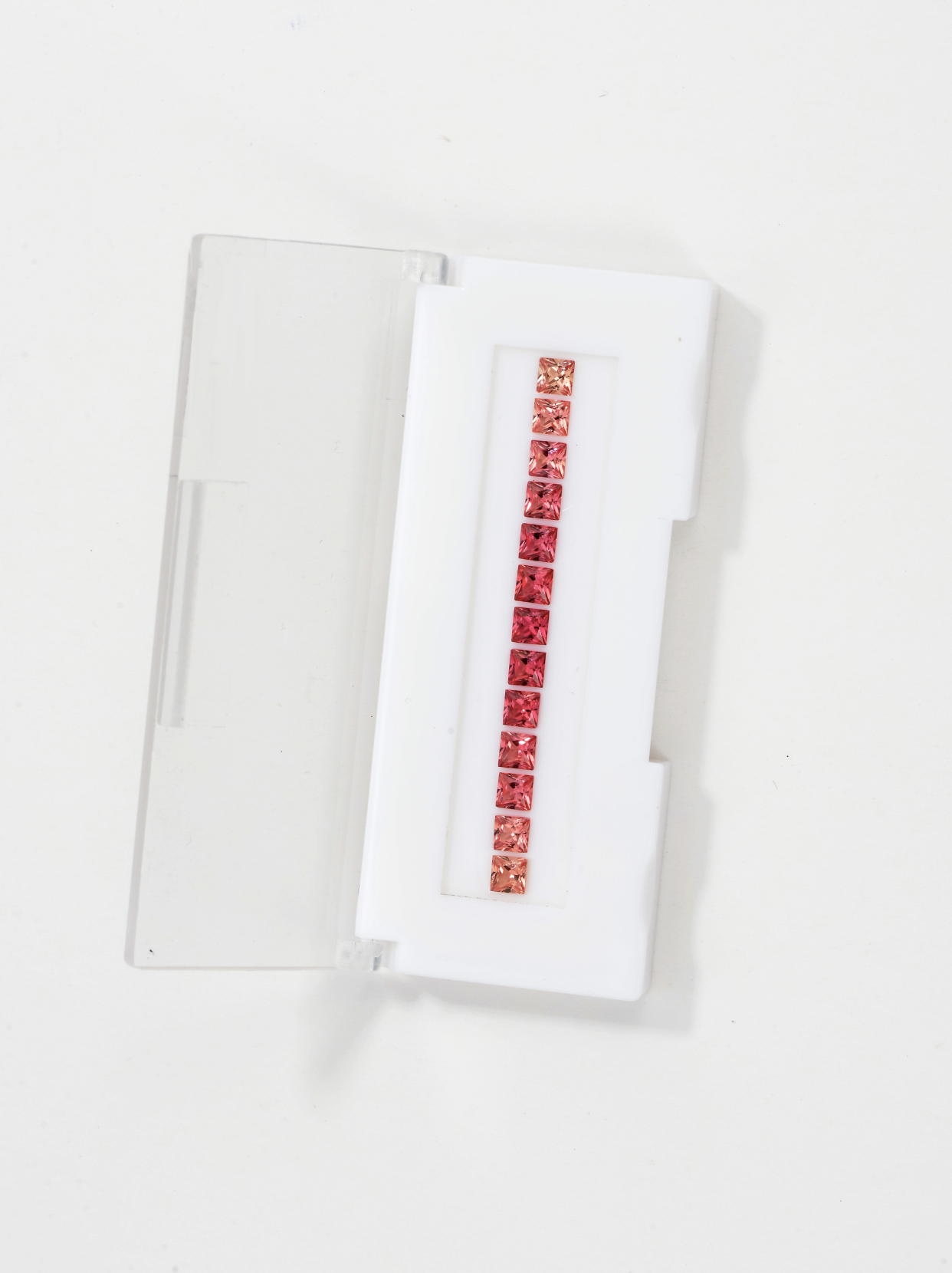 1.912ct Paparacha color  (sunset hue) gemstone set