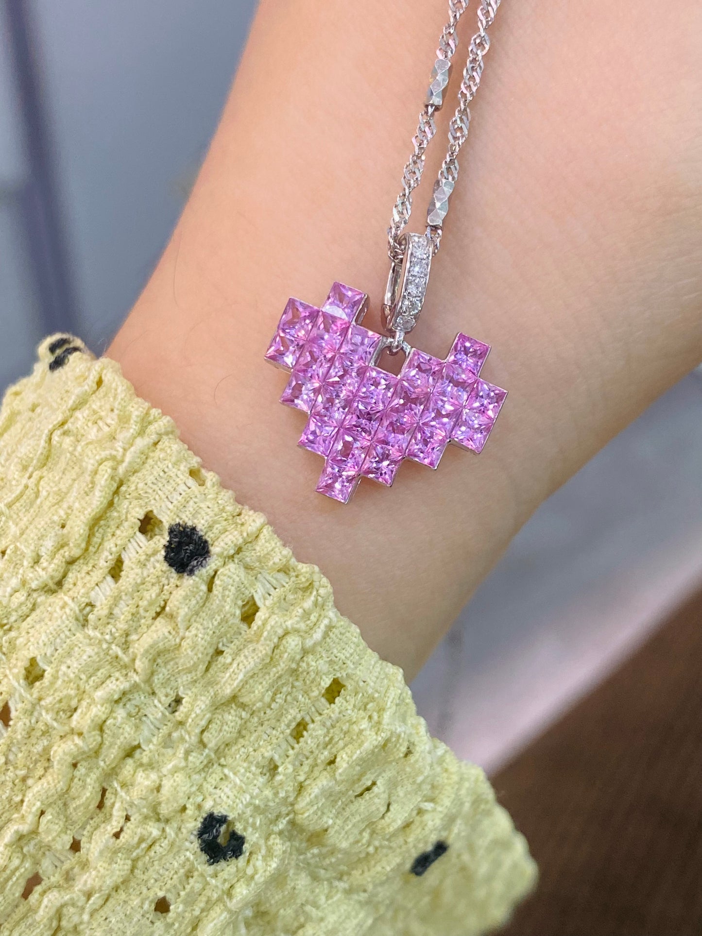 Solid Color Powder Blue Gemstone "Follow Your Heart" Gift Set