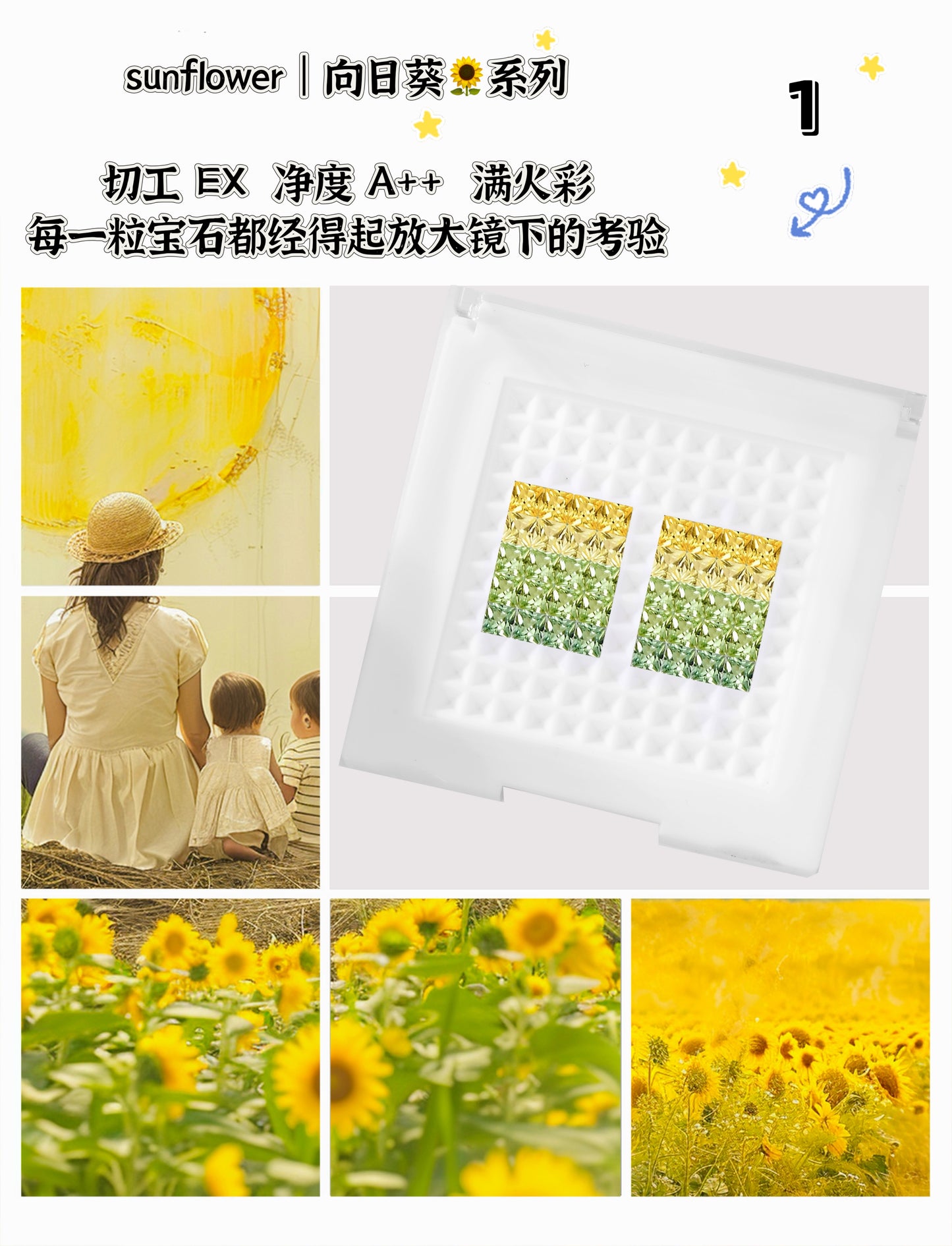 Sunflower Series Gradient Ombre Brand