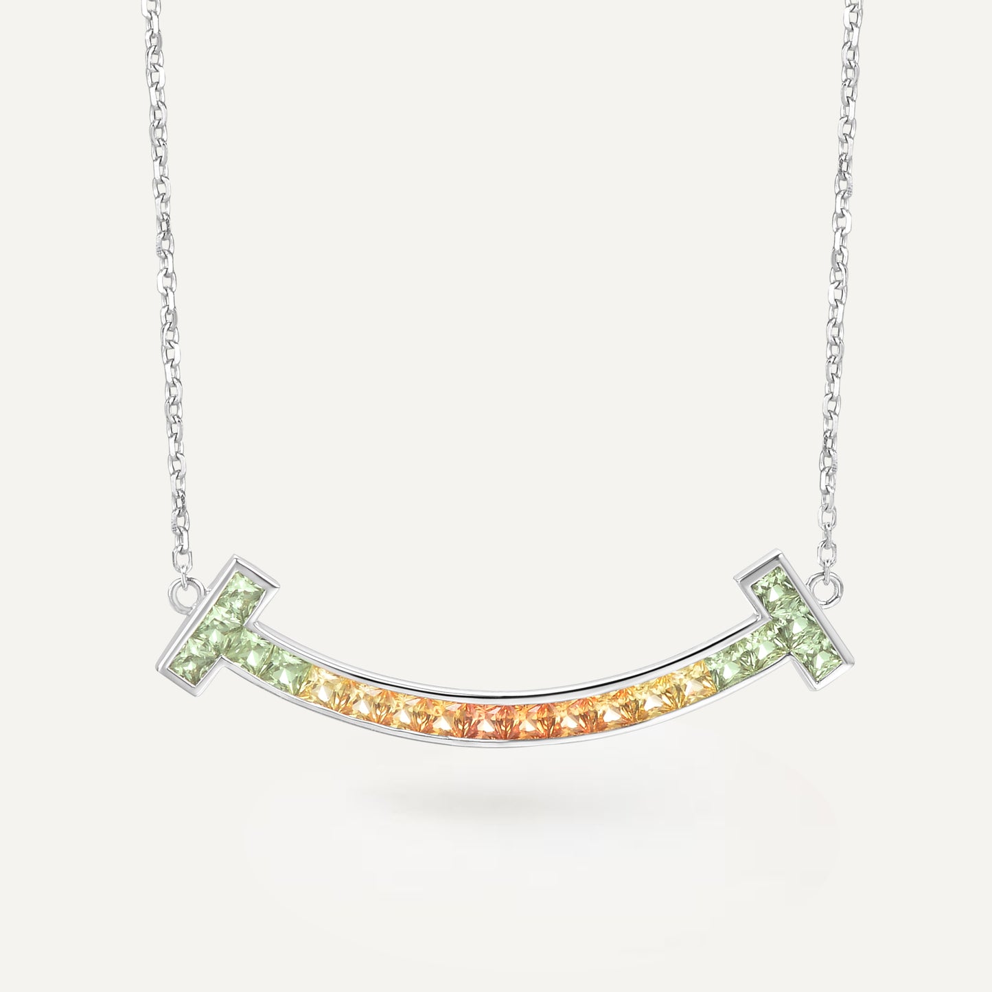 Sunflower Smile Necklace | 18K gold