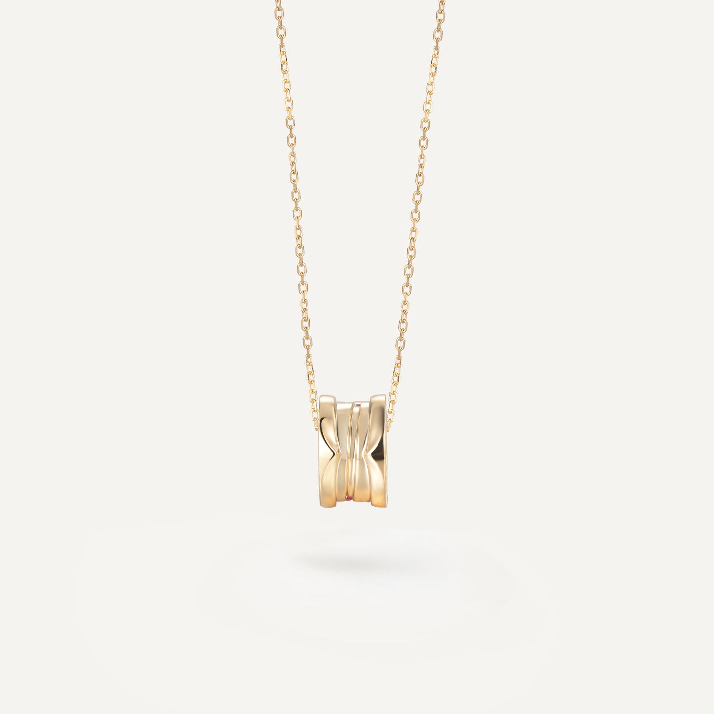 Ruby Vortex Pulse Necklace| 18k yellow gold