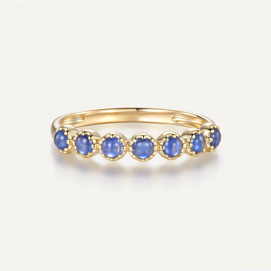 Stellar Orbit Sapphire Ring | 18K yellow gold | Natural Gemstone