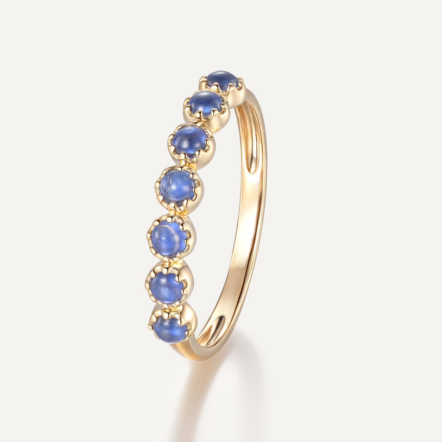 Stellar Orbit Sapphire Ring | 18K yellow gold | Natural Gemstone