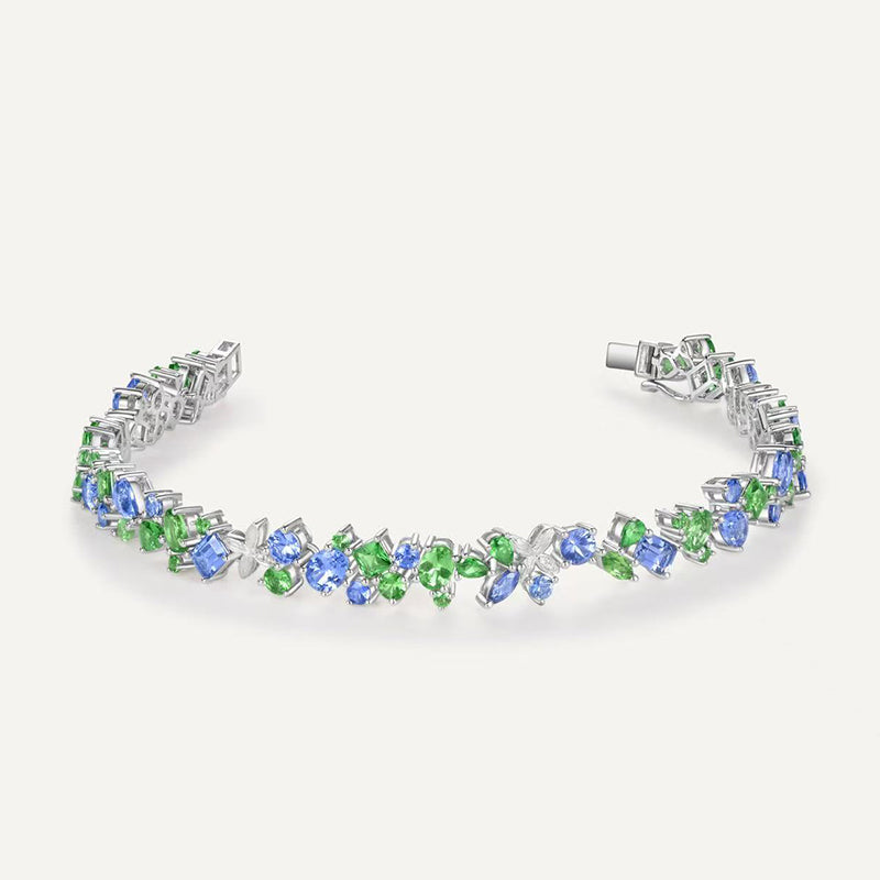 Monet Garden Bracelet|Original Version| 18K White Gold