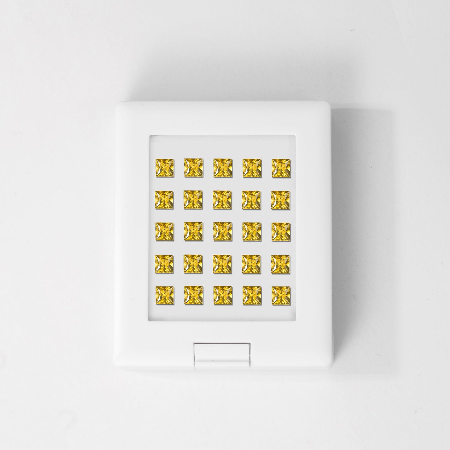 Yellow Sapphire | Princess | 2# | A+ | VG | 3.5mm