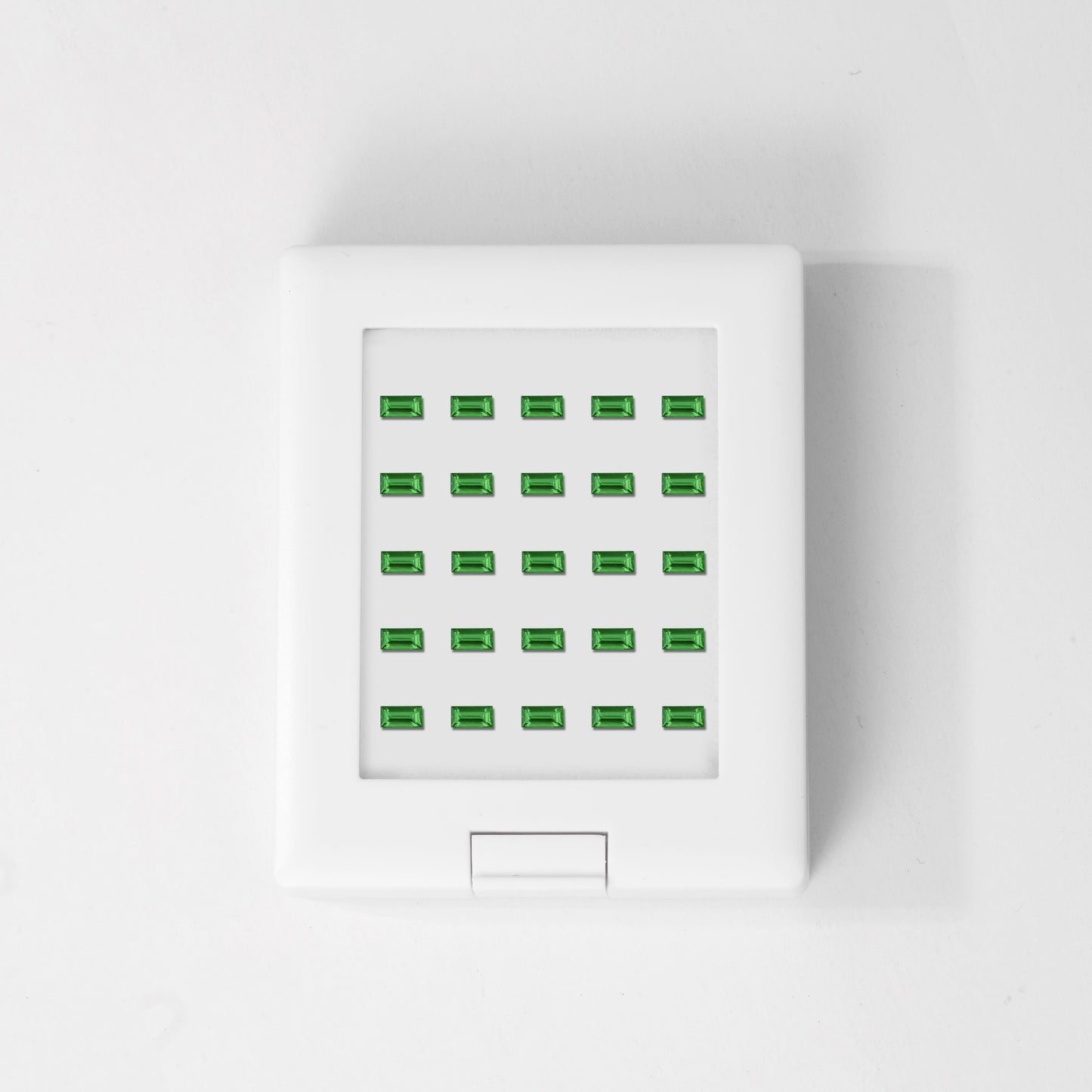 Tsavorite | Rectangular | 2# | A+ | EX | 2.5mm