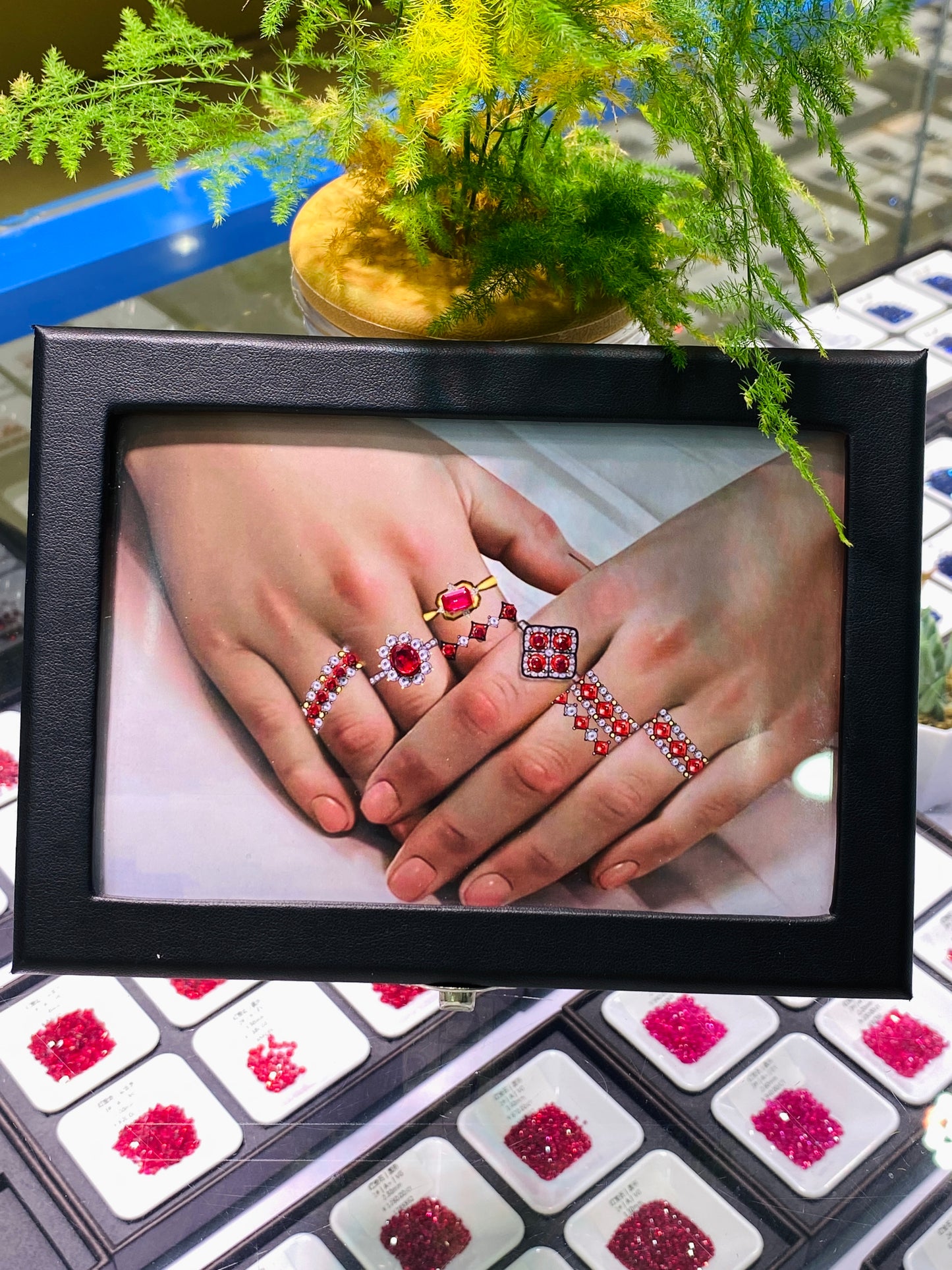 C5 Matching Box "Gathering in Pink" 1.836ct Ruby Ring