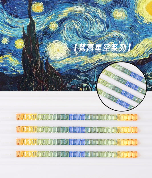 2.76ct Van Gogh's Starry Night Collection Colorful Sapphire Combination