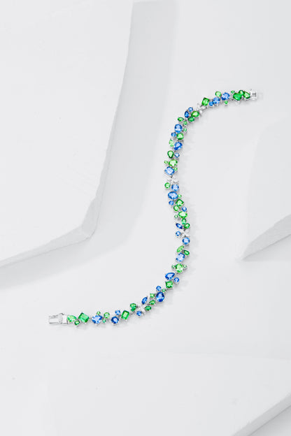 8.332ct Monet Garden Series Sapphire Saffire Bracelet Set