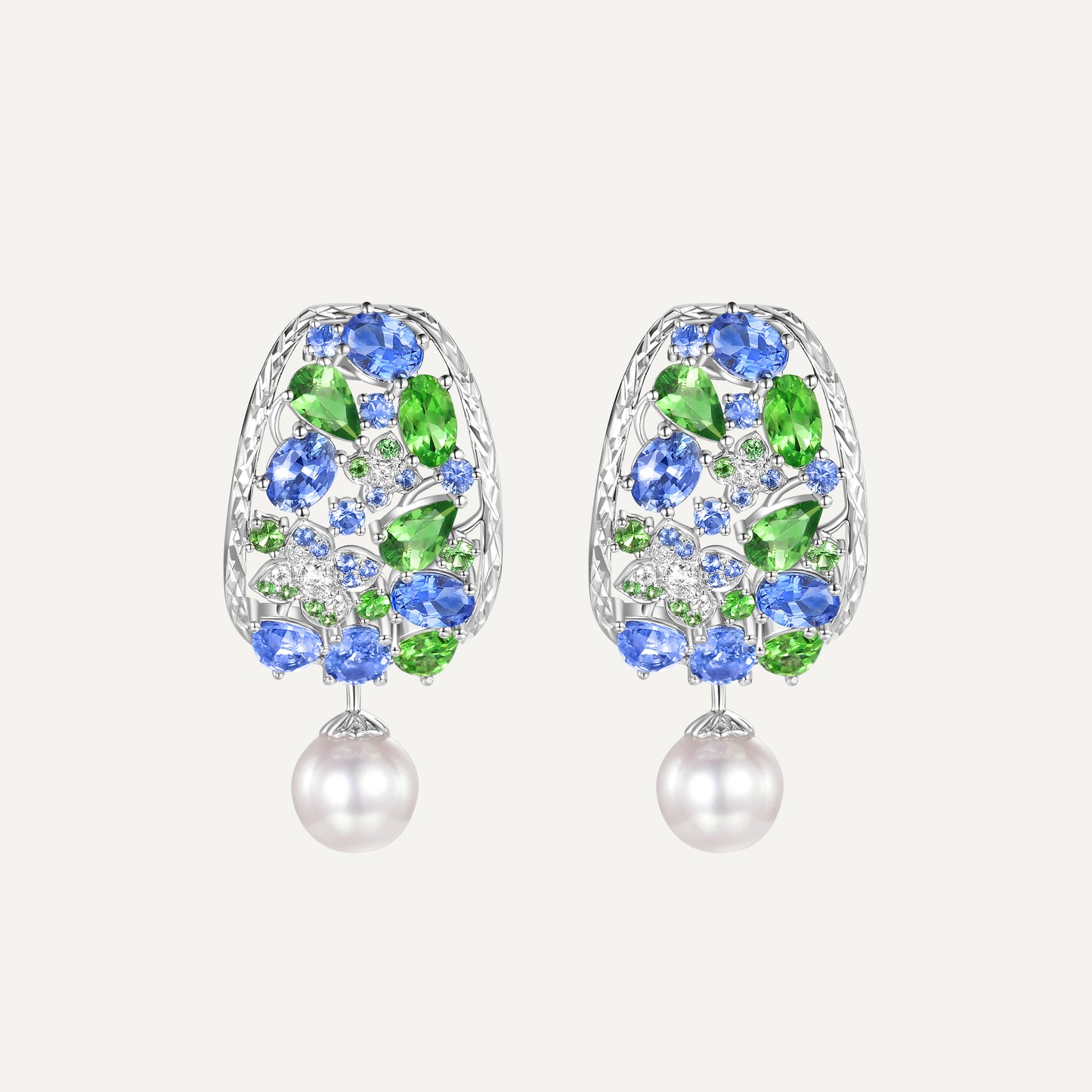 Two-wear Monet Garden Earrings