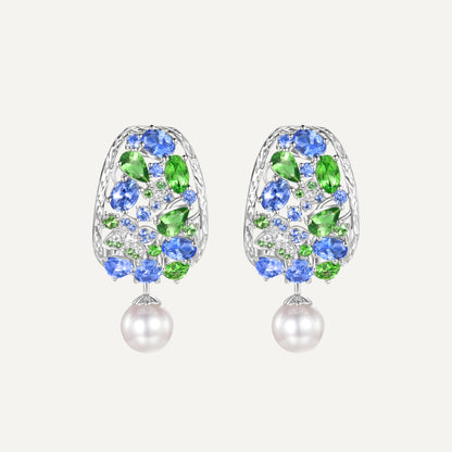 Two-wear Monet Garden Earrings