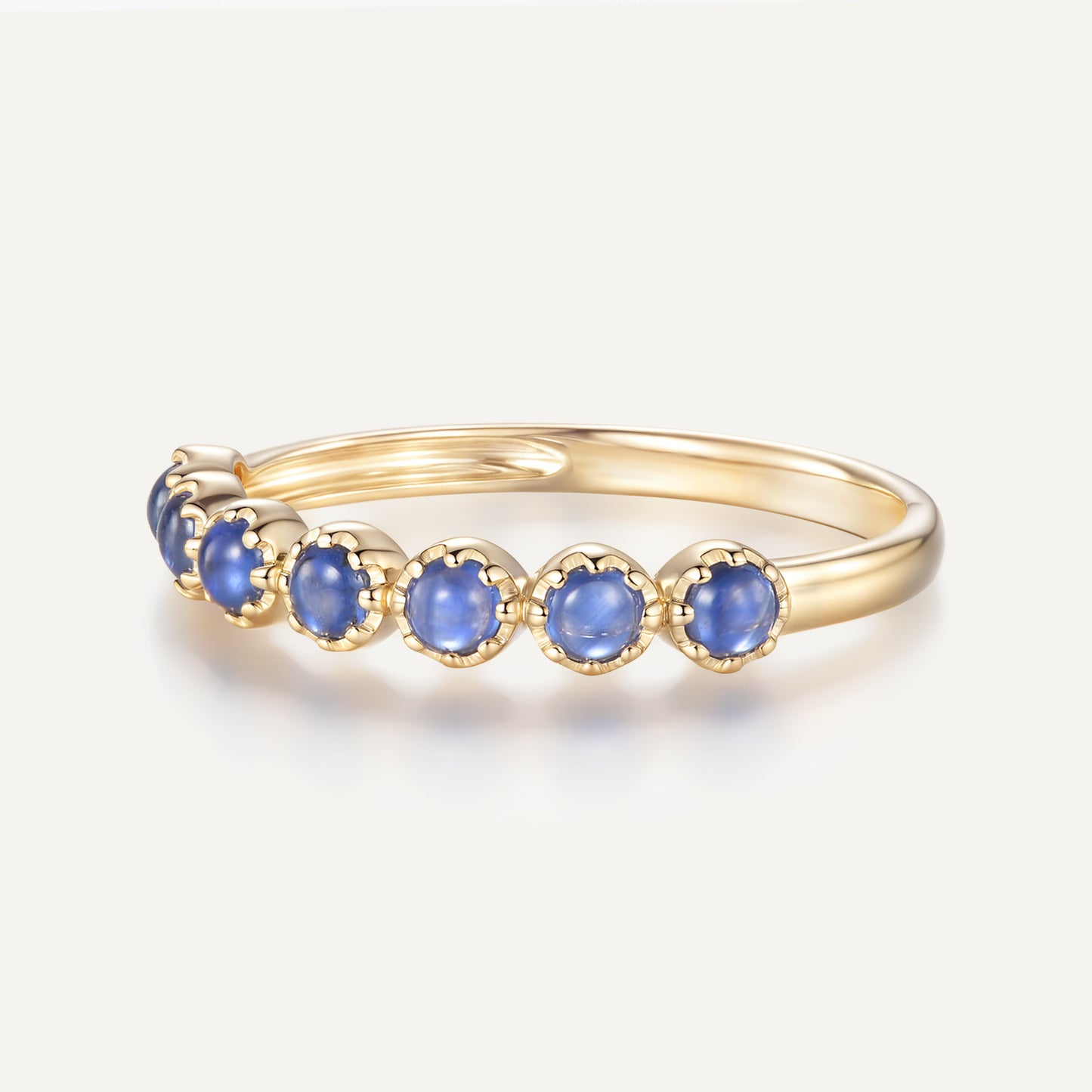 Stellar Orbit Sapphire Ring | 18K yellow gold | Natural Gemstone