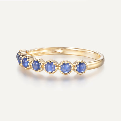 Stellar Orbit Sapphire Ring | 18K yellow gold | Natural Gemstone