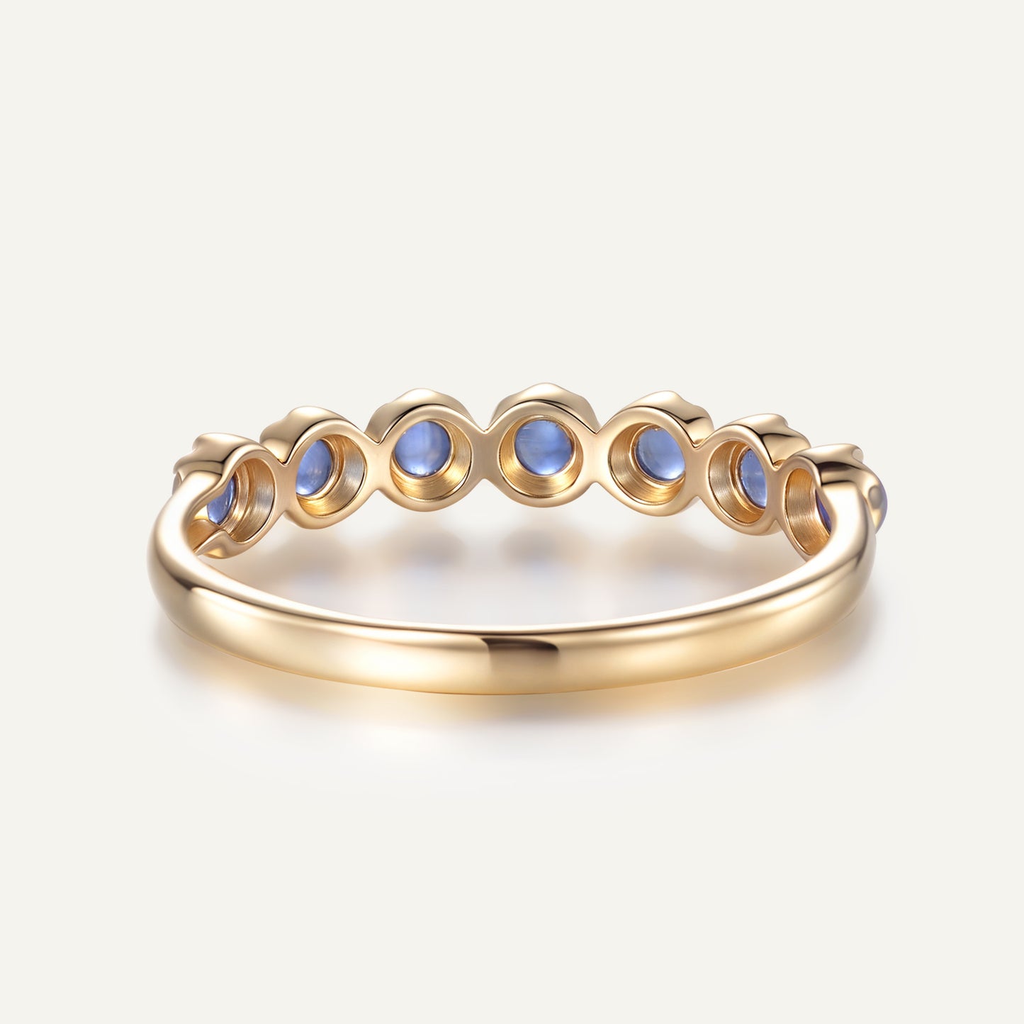 Stellar Orbit Sapphire Ring | 18K yellow gold | Natural Gemstone