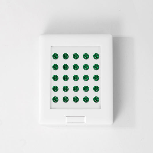 Emerald | Round | 1# | A | EX | 1.4mm