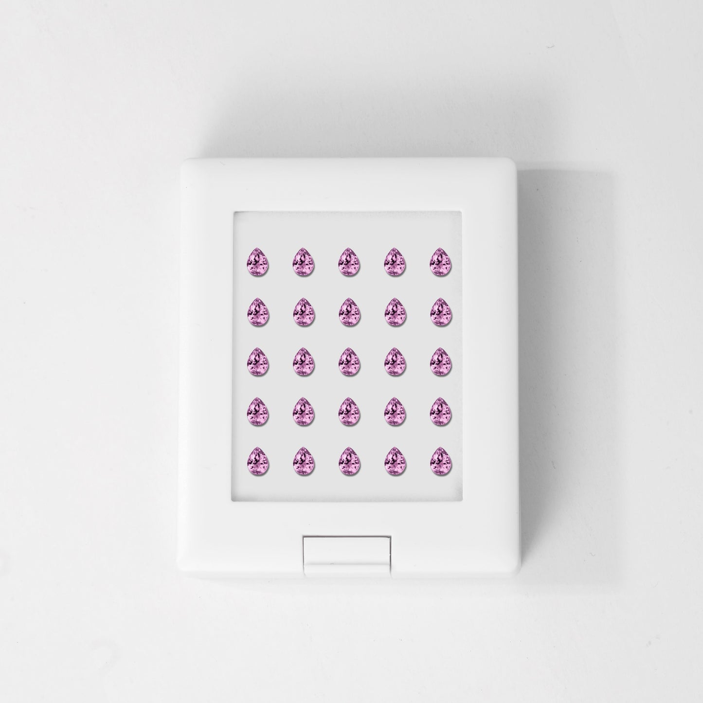 Pink Sapphire | Pear | 2# | A+ | EX | 3.5x4.5mm