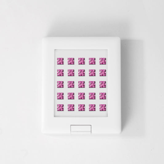 Pink Sapphire | Princess | 1# | A+ | VG | 1.4mm